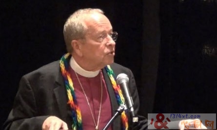 美国圣公会的首位公开同性恋主教基恩・罗宾逊（Gene Robinson）