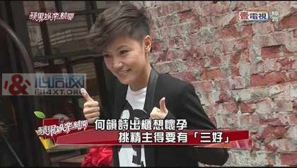 何韵诗出柜仍想生子 捐精者要猛男型才子帅哥