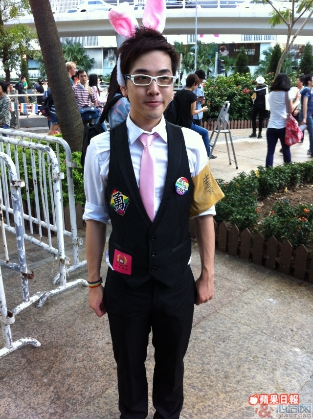 星光熠熠艺人撑场第四届香港同志游行