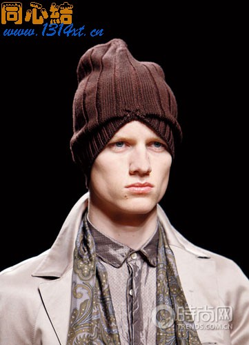 秋冬围巾的六种系法(2)